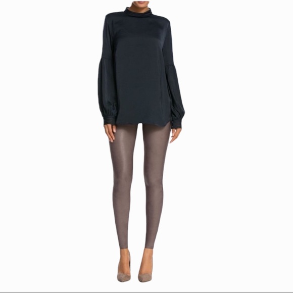 SPANX Pants - Spanx Faux Leather Leggings in Color Antique Rose